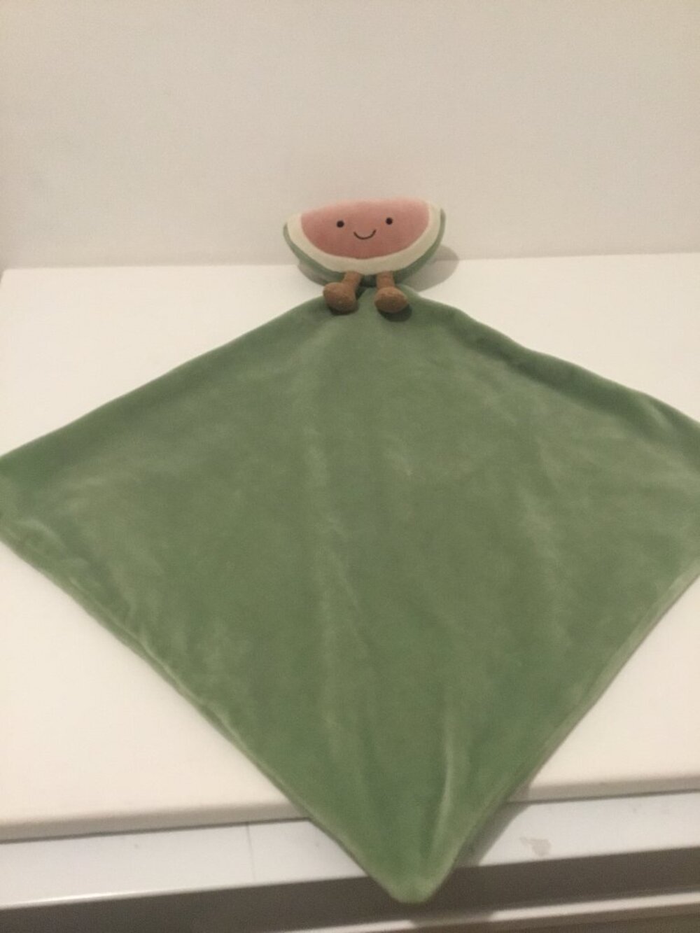 Jellycat amuseable watermelon baby soother security blanket Lovey Retired/Rare